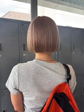 ゲーム 下北沢(GAME) ダブルカラー/大人レイヤー/ミルクティーベージュ/ウルフ/下北沢