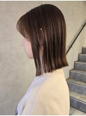 タッセルボブ×ナチュラルストレート