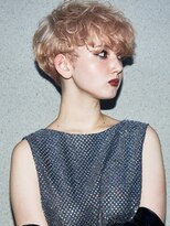 ピークアブー 原宿ハラカド(PEEK-A-BOO) くせ毛多毛マッシュカーリーハイトーンケアブリーチショートボブ