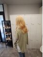アグ ヘアー イージュ 箕輪店(Agu hair e'ge)&nbsp;ブロンドカラー！ブリーチ使用して抜きっぱなしカラー☆