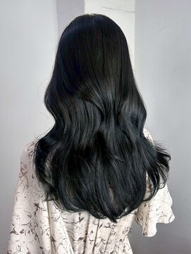 ロンググレージュ韓国ヘア顔周りレイヤー_ba562221