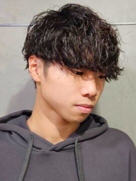 ツイストスパイラルパーマ マッシュパーマ ツーブロック