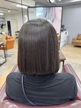 リシャルム 新保店(Re charme) 縮毛矯正でつくるまとまりボブ