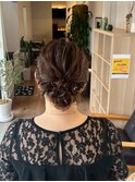 佐賀/ヘアセット/ヘアアレンジ/結婚式/二次会/成人式/リボン