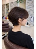 大人女性美シルエットショート