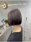 裾カラーボブ