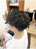 ツーブロック/癖毛/マッシュ