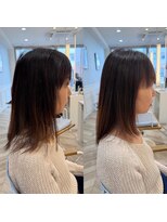 ヘアアンドメイク ニューヨーク ニューヨーク 長岡天神店(Hair&Make NYNY)&nbsp;自然なハリコシ、ボリュームを活かせる髪質改善縮毛矯正