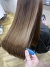 【髪質改善】うねり、くせ、解消!ダメージレス美髪ストレートパーマ+カット