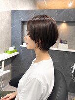 ミストプラス(MIST+) 大人可愛いショートボブ/脱白髪染め/40代/30代/髪質改善