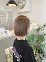 フレリス(FreRis)&nbsp;ボブ×マロンベージュ【守谷 美容室 ケアブリーチ ベージュ】