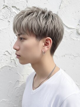 トニーアンドガイ メン 与野駅前店(TONI&GUY MEN) ブリーチデザイン学生カジュアル束感フェザーショート20代30代p1
