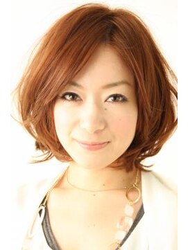 トリビュート(Tribeaut) ひし形シルエットのナチュラルボブ。