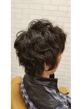 ヘア アンド フェイス みかん ナチュラルパーマ