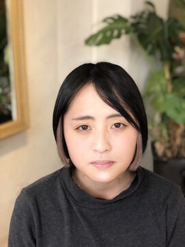 ボンビィヴァン(bon-vivant) シ-ルエクステでインナーカラ-