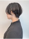 short(ハンサムショート、前下がり、大人)