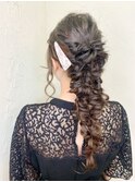 【reir下北沢】*パーティヘアアレンジ+編みおろし*
