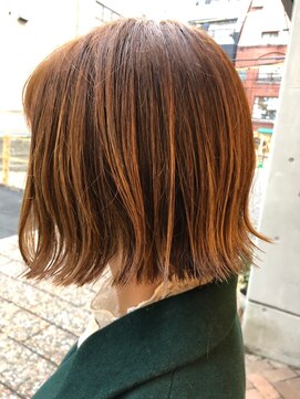 シャンプーボーイ セントラル 博多(SHAMPOO BOY central) 切りっぱなしボブ