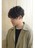 【SALON】センターパート ツイストスパイラル 青木晃平