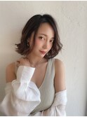 大人かわいいフェミボブスタイル
