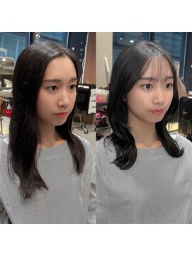 アフロート ギンザ(AFLOAT GINZA) AFLOAT GINZA【仲道 弘泰】前髪作った【before→after】