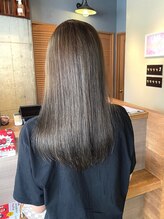 オプスヘアーアネロ(OPS HAIR ANELLO) オリーブグレージュ×艶カラー×透明感グレージュ