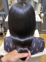 シェア 梅田 バイ ケーツー(SHARE 梅田 by k-two) 酸性縮毛矯正/酸性ストレート×黒髪ロング/30代/40代/50代/60代