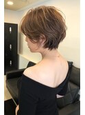 ～ハンサムショート ハイライトカラー～【Ria 大阪 梅田】