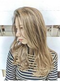 最新外国人風カラー×バレイヤージュ×ホワイティカラー