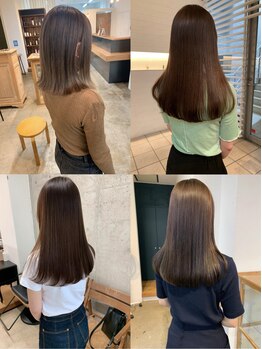 クラフト ヘア デザイン(CRAFT HAIR DESIGN)の写真/今までの縮毛矯正の概念を変える【髪質改善ストレート】ずっと触っていたくなるしっとりサラサラhairへ♪