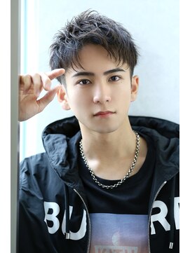 リップス 表参道店(LIPPS) 2ブロック【ハーフアップショート】刈り上げ短髪アップバング