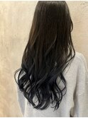グラデーションBlue/グラデーションカラー/髪質改善カラー
