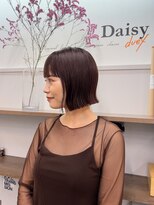 デイジードゥ(Daisy duex)&nbsp;切りっぱなしボブ　シルキーベージュ　グレージュカラー