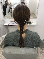 ヘアセットサロン クリアリティ(clarity) タイトねじりダウンスタイル