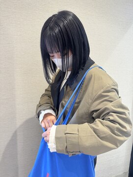 ケンジ 横須賀中央(KENJE) ボブ×暗めグレージュ