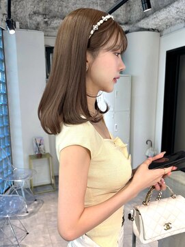 ペレ アネックス 大阪梅田茶屋町店(PELE ANNEX) ホワイトグレージュ/デジタルパーマ/チェリーブラウン/梅田