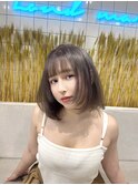 レイヤー／ボブルフ／ネビージュ/小顔/ワンレン/なれミディ