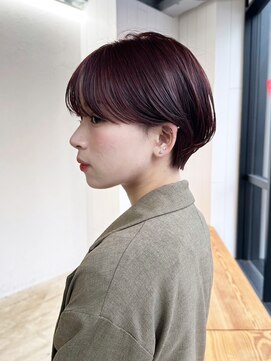 アイティーバイアルバム 下北沢店(IT by ALBUM) ショートオリーブベージュグレージュ韓国ヘア_F30428