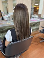 アークスヘアー&nbsp;大人可愛い小顔こなれカールチョコレートカラーブリーチなし