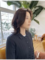 コムヘアー(COM HAIR)&nbsp;ボブ。ブラウングレージュ。