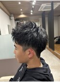 アップバングショート