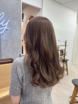 アミリー ひたち野うしく店(Amily) ハイライトバレイヤージュダブルカラーケアブリーチ20代30代