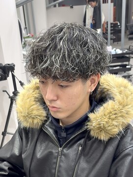 ササ 京都河原町店(33 SASA) 波巻きパーマ×ハイライト京都四条河原町