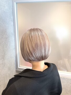 ナチュラル 渋谷店(Natural) カット/ボブ/ブリーチ/ホワイトベージュ/髪質改善
