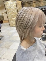 ファブ 千葉店(FaB)&nbsp;ホワイトベージュ/レイヤーカット/レイヤー