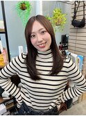 ミディアムのナチュラルレイヤー