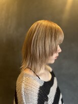 ジッピーオブトータルビューティ(Zippy of total beauty)&nbsp;透け感ミルクティーベージュ×レイヤーボブ