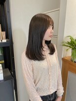 フレイムス ヘアアンドリラックス 吉川店(Frames hair&relax)&nbsp;イルミナカラーでオリーブベージュ
