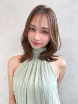 トゥルーズ(TLUUS) 【TLUUSミルクティーブロンドワンホンレイヤーダークブルー】
