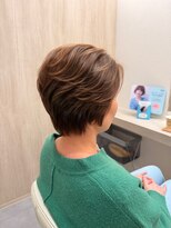 イマージュ 志免店(image)&nbsp;ふんわり流れる大人の上品ショートボブ